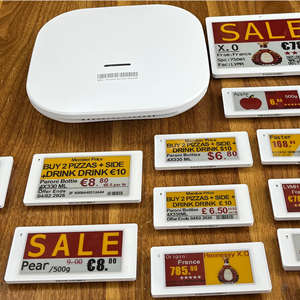 ซอฟต์แวร์ API กระดาษอิเล็กทรอนิกส์ บลูทูธ 2.4GHz Ble 5.0 NFC/WiFi ป้ายราคาดิจิทัล ป้ายชั้นวางสินค้าอิเล็กทรอนิกส์ ESL จอแสดงผล E Ink แบบกราฟิกเต็มรูปแบบ - Product Image 1