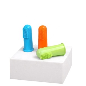 Cepillos de dientes de cuidado bucal para gatos y perros Cepillos de dientes de silicona para dedos para limpieza dental de encías - Product Image 2