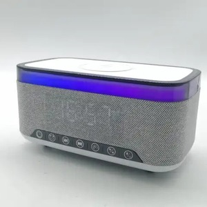 <b>Led</b> Display <b>Clock</b> Alarm <b>Clock</b> 15W Wireless Charging Speaker Bluetooth Mini Speaker With White Noise Function - Product Image 3