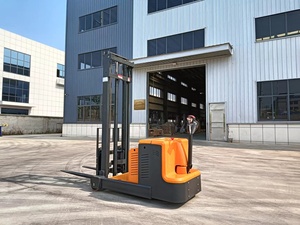 1 tonelada 1,5 toneladas de alcance delantero de pie, transpaleta eléctrica completa, apilador de montacargas, venta directa de fábrica - Product Image 3