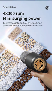 Sistema di Pulizia a Vuoto per Sedili in ABS+PU 12V Senza Fili | Rimozione Polvere/Detriti/Briciole | Design Automobilistico di Alta Gamma - Product Image 3