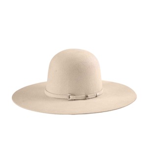 LIHUA 100% Australische wol brede rand geblokte open kroon wollen vilt grote rand body cowgirl hoed cowboy hoeden - Product Image 5