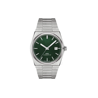 Montre de plongée automatique PRX Super Player personnalisée de 40 mm, saphir luminescent, résistante à l'eau, réserve de marche, acier inoxydable, sport et affaires