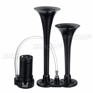 Bocina Eléctrica de Aire de 180 dB y 12 V con Doble Trompeta, Súper Potente, con Válvula Solenoide, para Vehículos, Autos, SUV, Camiones, RV, Barcos - Product Image 4