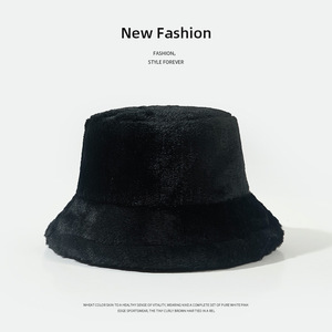 Phụ Nữ Của Mùa Thu Mùa Đông Xô <span class=keywords><strong>Hat</strong></span> Ngọt Ngào Dễ Thương Sang Trọng Phong Cách Hàn Quốc Ngư Dân Cap Thiết Kế Mới Ấm Áp Giản Dị Faux Lông Mùa Đông Mũ Cho - Product Image 6