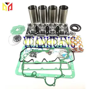 Kit de reconstrucción de motor 4DR5 wtih, kit de junta completa para Mitsubishi 4DR5, revestimiento de cilindro de motor diésel, arandela de rodamientos de pistón y anillos