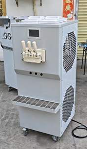 Machine à glaces molles 3 saveurs pour petite boulangerie, machine à yogourt glacé commerciale, machine à glaces Oceanpower automatique - Product Image 6