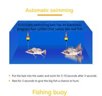 USB Rechargeable 10/13.5cm ABS Électrique Auto Natation Leurre 4-Segment Swimbait Leurre de Pêche pour Saumon Sport de Plein Air