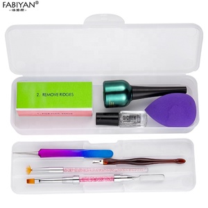 Hộp đựng dụng cụ làm móng hai lớp bằng nhựa, trống rỗng - Product Image 6