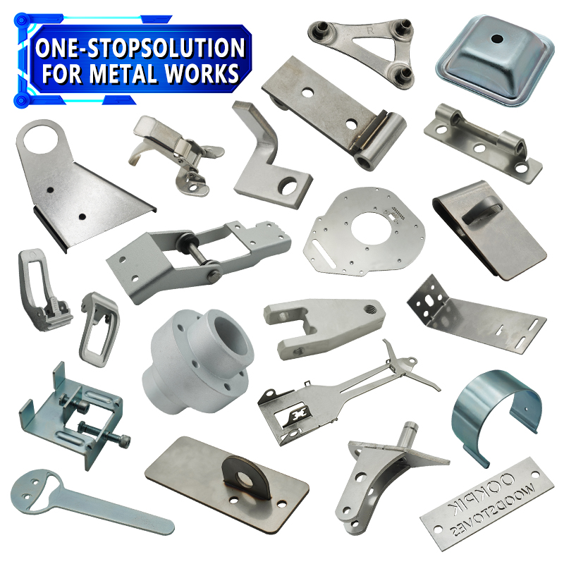 Factory Custom Fabrication Services Sheet Metal Bending Stamped Laser Cut