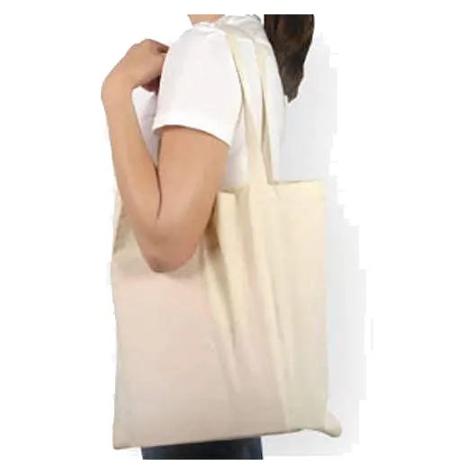 Alta qualidade atacado algodão personalizado logotipo algodão em branco algodão lona sacola de compras