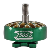 HAOHENG 2505.5 Moteur sans balais à aimant permanent étanche IP54, axe en alliage de titane, pour drone de course FPV 5-6 pouces 1550-1850KV