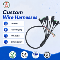Câble multipaire pour caméra de vidéosurveillance industrielle, avec connecteurs RJ45, USB, DC, X2 Reset, noyau en cuivre, gaine PVC, ferrite, 24V/12V, étanche IP67 |   OEM