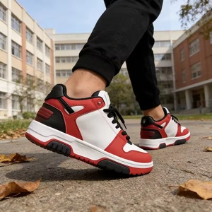 Zapatillas Planas de Cuero Genuino de Alta Calidad con Logotipo Personalizado, Estilo Clásico de Skateboard, para Hombre - Product Image 1