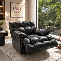 Fauteuil de massage électrique inclinable multifonctionnel, canapé simple pivotant et berçant, fauteuil nuage relaxant pour salon