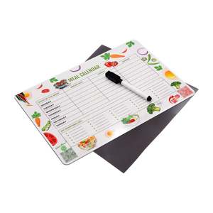 Planificador de Comidas Semanal Personalizado, Lavable, Magnético, Calendario, Material de Papel, Imán para Refrigerador - Product Image 1