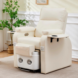Fauteuil de pédicure moderne de luxe avec massage et bain de pieds électrique, couleur personnalisée, mobilier de salon de spa réglable pour spa - Product Image 5