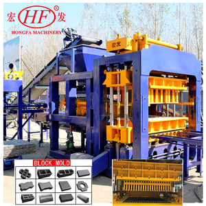 Hochprofitable Geschäftsmöglichkeit QT10-15 Automatische Zement-Ziegelstein-Blockmaschine PLC-Getriebe-Form Günstige Investition Neu - Product Image 1