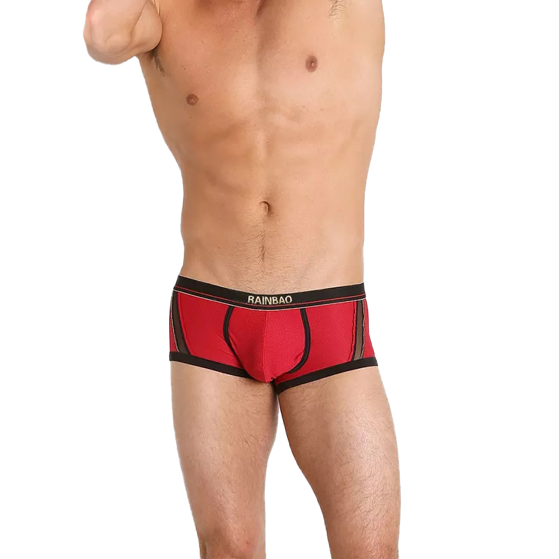 Sous-vêtements Chauffants Pour Hommes - Culotte En Maille Respirante, Taille Basse, Ceinture Large | Confort, Style Rétro