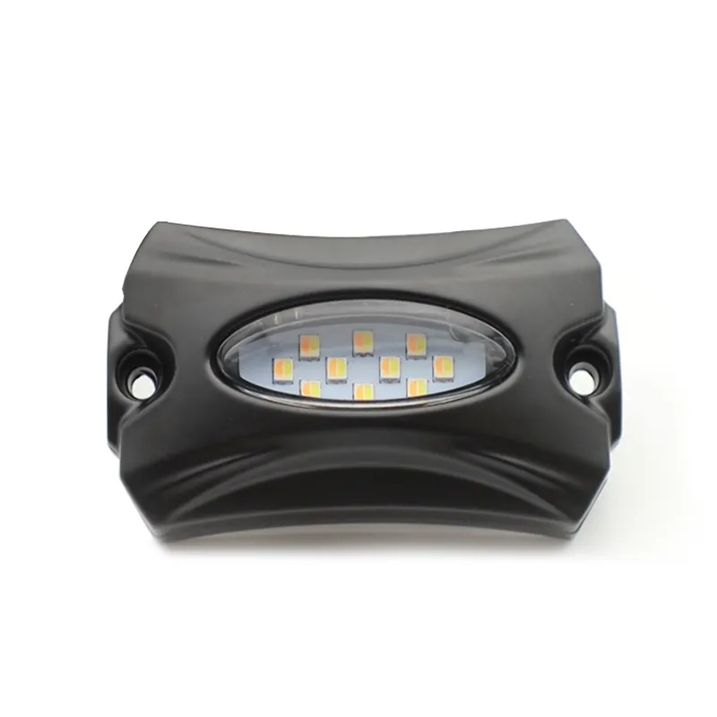 IP68 waterproof rock lights RGB 4 6 8 12 Pods LED car underbody rgb led rock light for jeep wrangler jk accessories