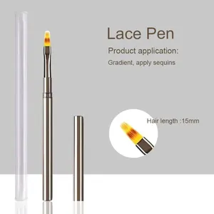 Nails Art <b>Liner</b> Brushes Striping Drawing Elongated Lines Painting 6/9/12/15/18mm Nail Professional Manicure <b>Tool</b> ZJS02 - Product Image 6