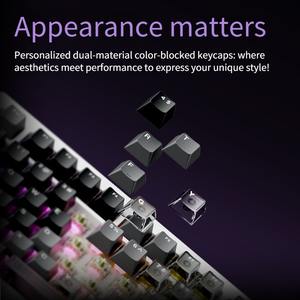 Teclado <span class=keywords><strong>AKKO</strong></span> 5075 <span class=keywords><strong>V3</strong></span> HE con Interruptores Magnéticos, Disparo Rápido 0.005RT, 8Khz, Estructura de Junta, Teclado para Juegos con Cable, Efecto Hall - Product Image 3