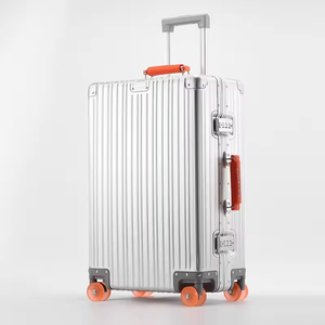Wholesale All Aluminum Luggage Set Carry on <b>Suitcase</b> 28 Inch Large Capacity Trolley case with TSA Code Lock RTS Bulk Mixed Order - Product Image 2