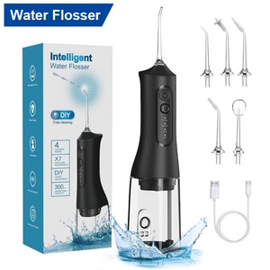 Hydropulseur de voyage rechargeable avec réservoir d'eau, 4 modes, pour nettoyage buccal, sans fil et portable - Product Image 3