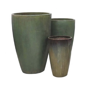 Pots à <span class=keywords><strong>fleurs</strong></span> en céramique <span class=keywords><strong>de</strong></span> grande taille, jardinières pour <span class=keywords><strong>plantes</strong></span>, pots <span class=keywords><strong>de</strong></span> décoration d'extérieur - Product Image 5