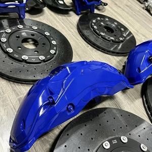 Kit d'étriers de frein surdimensionnés 10 pistons 10N, système de freinage automobile de course 400-440MM pour Porsche 911 718 AUDI RS4 RS6 B5 C7 <span class=keywords><strong>RS7</strong></span> A8 <span class=keywords><strong>GOLF</strong></span> Tesla F36 - Product Image 5
