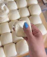 Jouet Squishy Tofu Blanc en Mousse PU à Remontée Lente, Doux, Sensoriel, Anti-Stress, Cadeau en Gros, Souvenir