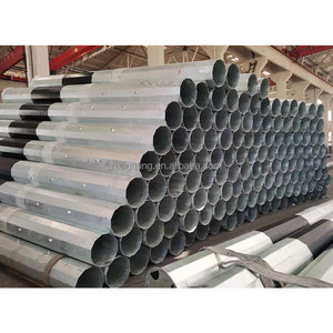 <span class=keywords><strong>Poste</strong></span> de Acero Galvanizado en Caliente de 40 pies, Postes Eléctricos de Acero, Torre de Acero, Postes Metálicos Octogonales en Dos Segmentos - Product Image 6