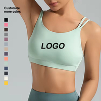 2025 soutien-gorge de sport pour femmes respirant haute élastique Fitness soutien-gorge antichoc Compression fixe tasse Yoga soutien-gorge pour Gym course nouveau Design