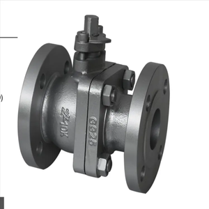 JIS 10K FC200 BALL 2PC TYPE 50A 65A 80A 100A Cast Iron CF8 316 Flange Ball Q41F/W-16k Handle Ball - Product Image 3