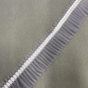 Zsy bán buôn đôi lưỡi xếp li lưới vải tuyn ren may TRIM ruffles bé Dresses DIY <span class=keywords><strong>Craft</strong></span> may Trims bền vững Ribbon - Product Image 3