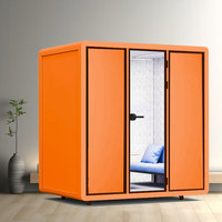 Cabine insonorisée, Pod silencieux, Pod de bureau, Cabine de streaming en direct, Cabine téléphonique, Studio d'enregistrement, Salle insonorisée mobile