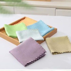 ผ้าเช็ดจานไมโครไฟเบอร์สีทึบดูดซับน้ำได้ดี แห้งเร็ว ผ้าทำความสะอาดในครัวอเนกประสงค์สำหรับหม้อและกระทะ - Product Image 2