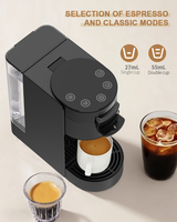 Machine à café à dosettes 1450W, machine à café multi-capsules à portion individuelle, machine à expresso