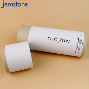 100% recyclé biodégradable usine gros kraft artisanat cylindre papier tube emballage avec couvercle - Product Image 5