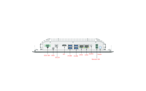 LinNuo 10.1" Écran tactile capacitif sans ventilateur <span class=keywords><strong>Quad</strong></span> Core IP65 HD Port Windows 10/Linux PC industriel robuste à montage mural - Product Image 3