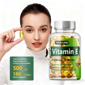 Cápsulas <span class=keywords><strong>de</strong></span> Gel Suave con Colágeno y <span class=keywords><strong>Vitamina</strong></span> <span class=keywords><strong>E</strong></span> Orgánica Dismok OEM/ODM/OBM <span class=keywords><strong>para</strong></span> Adultos, Antioxidante Facial, Mejora <span class=keywords><strong>la</strong></span> Inmunidad, 24 Meses - Product Image 1