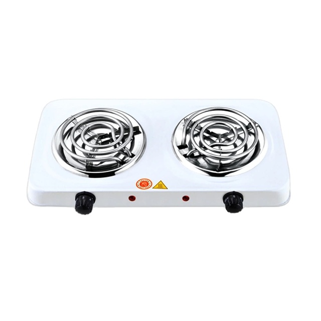 Electric Coil Heating Double Burner Induction Cooktop Household Free Spare Parts 1 Year Warranty CE Certified Stainless Steel