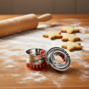 Linzer <b>Cookie</b> Cutter Star Shape Stainless Steel Set For Baking <b>Cookies</b> - Product Image 3