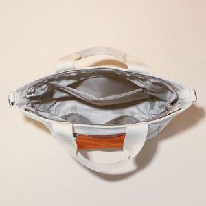 Bolso bandolera de algodón personalizado para mujer con asa de cuerda, bolso de trabajo informal Hobo para uso diario, bolso con correa de hombro ancha a la moda con logotipo - Product Image 6