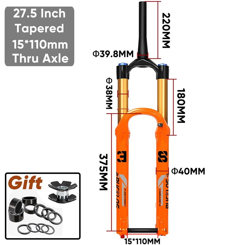 27,5 pouces-Orange