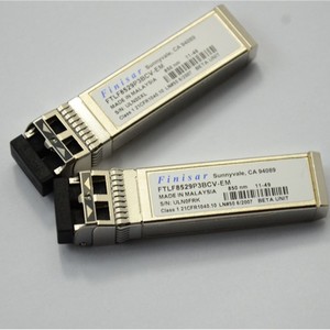 Module optique de stockage 10 Gigabit multimode double LC 100m 16G FINISAR FTLF8529P3BCV-EM - Product Image 4