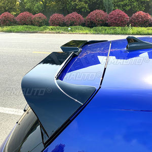 Aileron de toit arrière pour Volkswagen Golf 8 MK8 2020-2021 Noir Brillant, Garniture de Spoiler de Coffre Arrière - Product Image 4