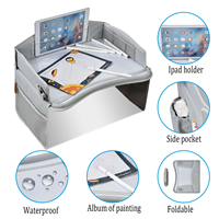 Plateau de voyage pour siège d'auto portable OEM pour enfants, tout-petits, tissu durable avec fermeture à glissière pour les activités de plein air en avion