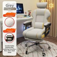 Silla Gaming con Masaje, Altura Ajustable, Reclinable, Base de Acero Inoxidable, Características Convertibles