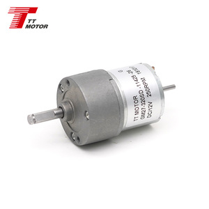 มอเตอร์เกียร์ดีซีแบบมีเอนโค้ดเดอร์ขนาด 27 มม. พร้อมเพลาส่งกำลังด้านหลัง 12V 250 รอบต่อนาที มีสินค้าในสต็อกโรงงาน - Product Image 3